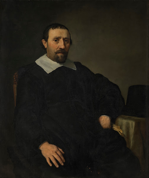 Portrait of a gentleman seated at a table 1640