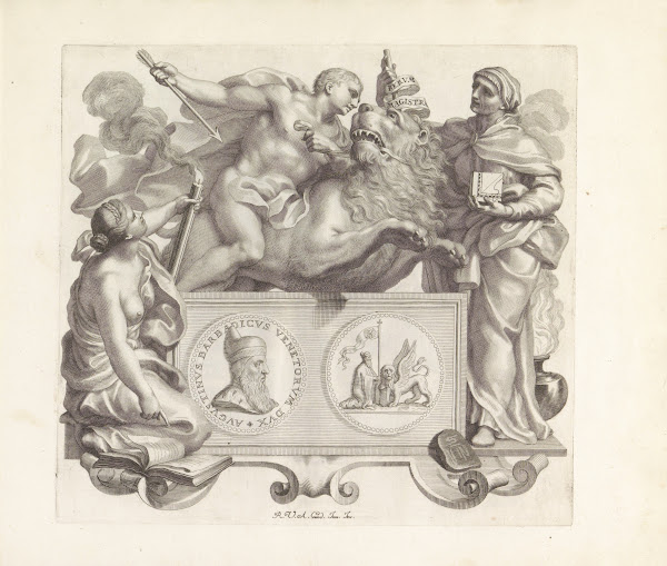 Portret van Agostino Barbarigo en de personificaties van Kennis Goedertierenheid