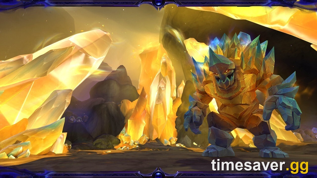 Blizzard's Thraegar's Stand preview shows a crystalline creature in the new Season 3 dungeon.