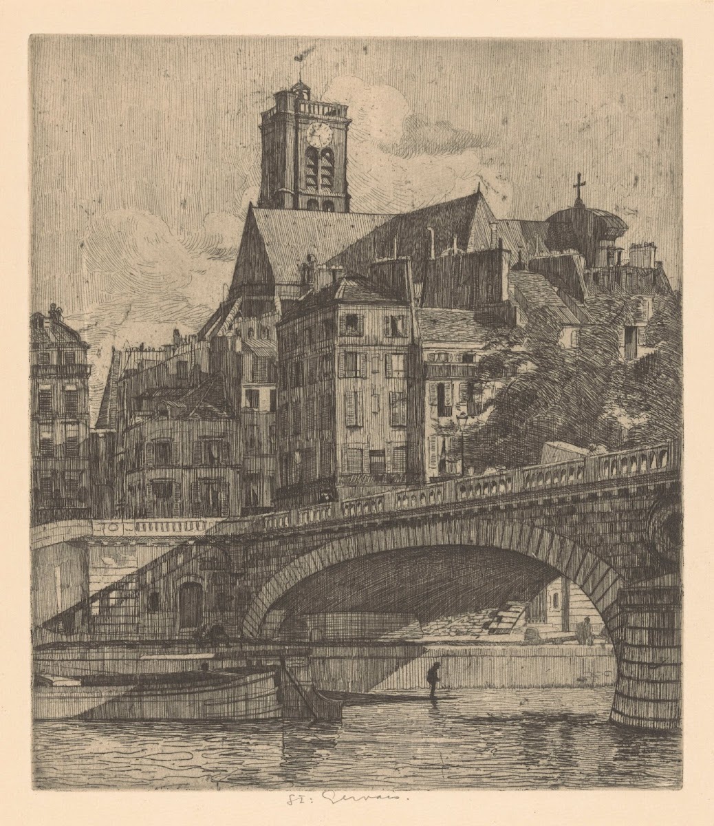 View of Saint Gervais 20th century