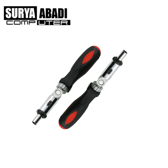 KEPALA OBENG RATCHET MAGNETIC 1|4 INCH