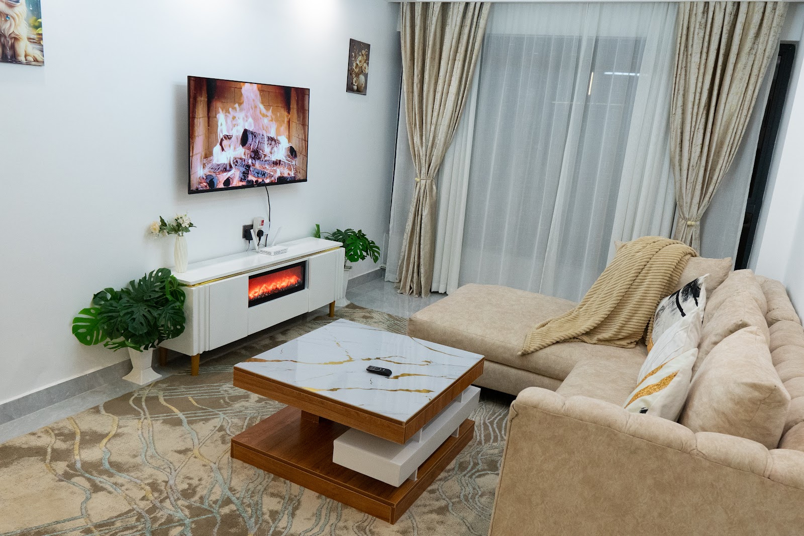 Stylish hospitality setup for short and long stays