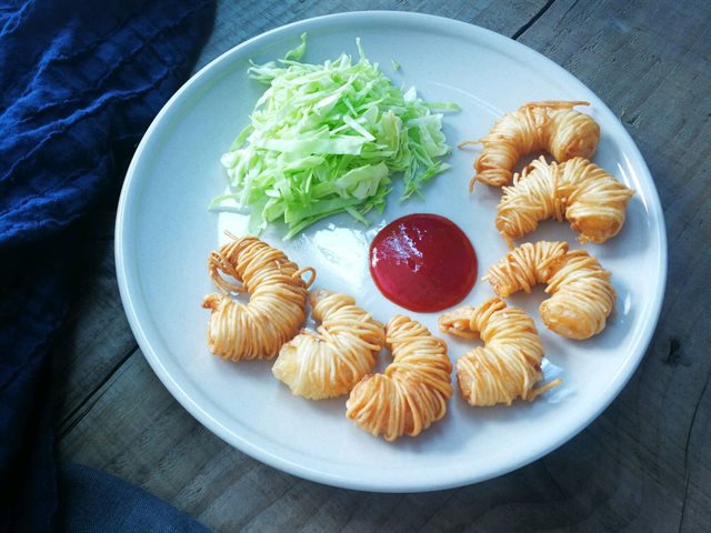 Tôm Cuộn Mì Ý Chiên Giòn