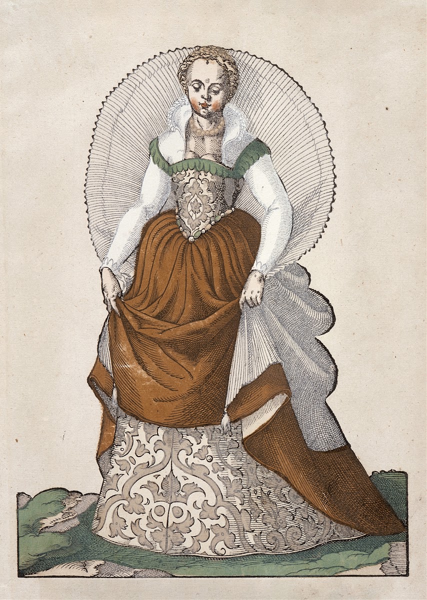 Foemina ex Praecipua Nobi from Trachtenbuch von Nurnberg 1577
