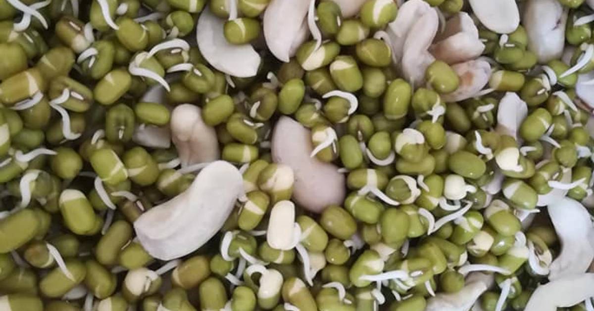 Sữa hạt điều + mầm đậu xanh (Không nấu)