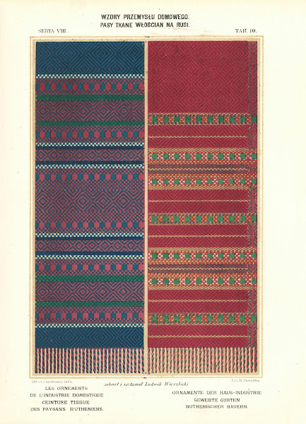 Les ornements de lindustrie domestique  Broderies des paysans Rutheniens vol1 Pl