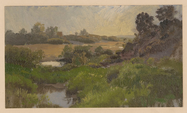 Aquatic landscape near Trzebnica 1850 1881