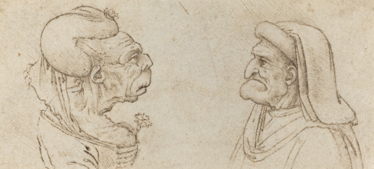 Two Grotesque Heads 1510s