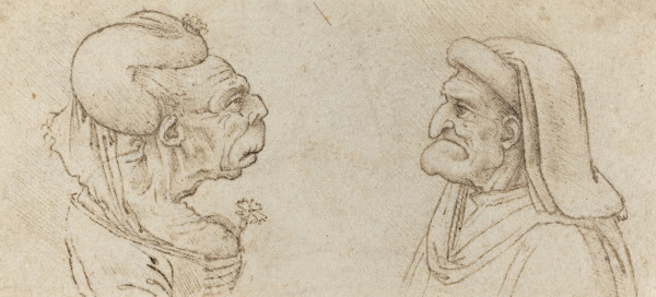 Two Grotesque Heads 1510s