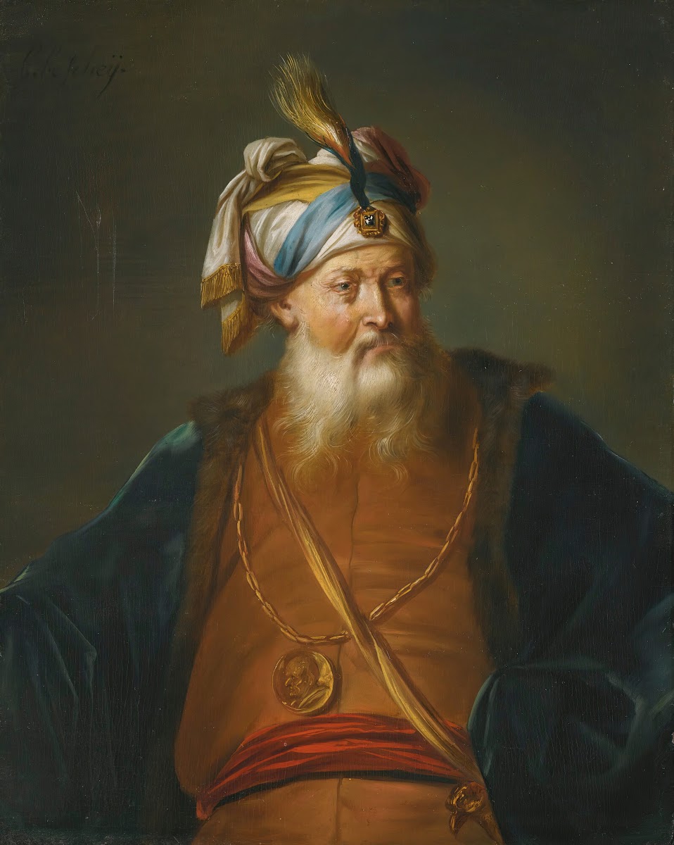 A Turbaned Man In Oriental Dress