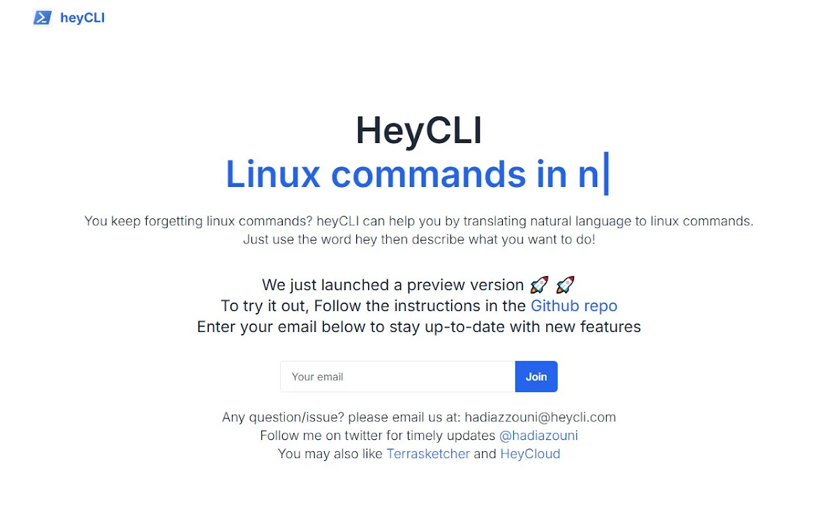 Captura de HeyCLI