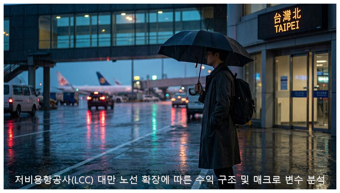 저비용항공사(LCC) 대만 노선 확장에 따른 수익 구조 및 매크로 변수 분석 핵심 안내 및 분석 인포그래픽 (8)