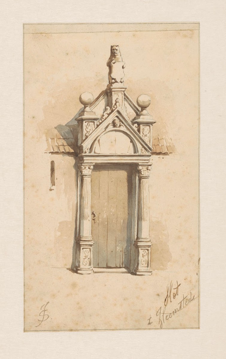 Poortje van het slot te Heemstede 1837   1903