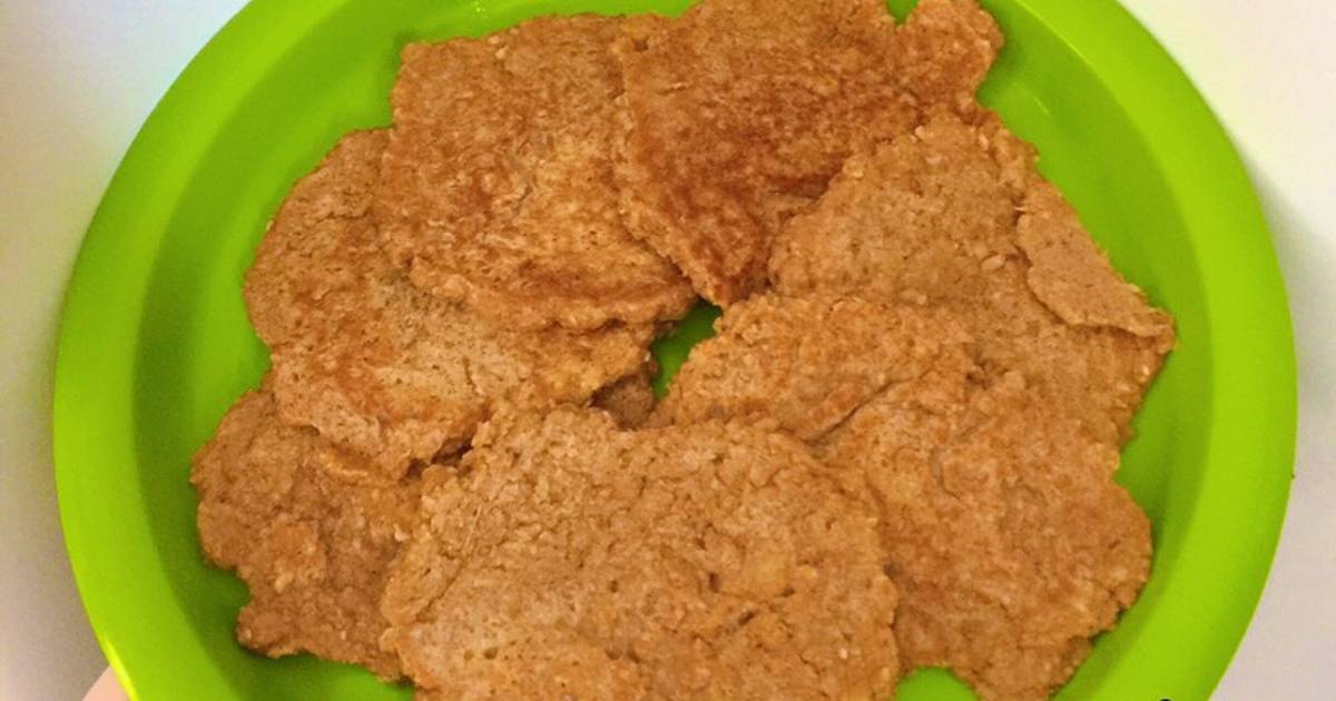 Bánh pancake yến mạch sốt táo - bé ăn dặm