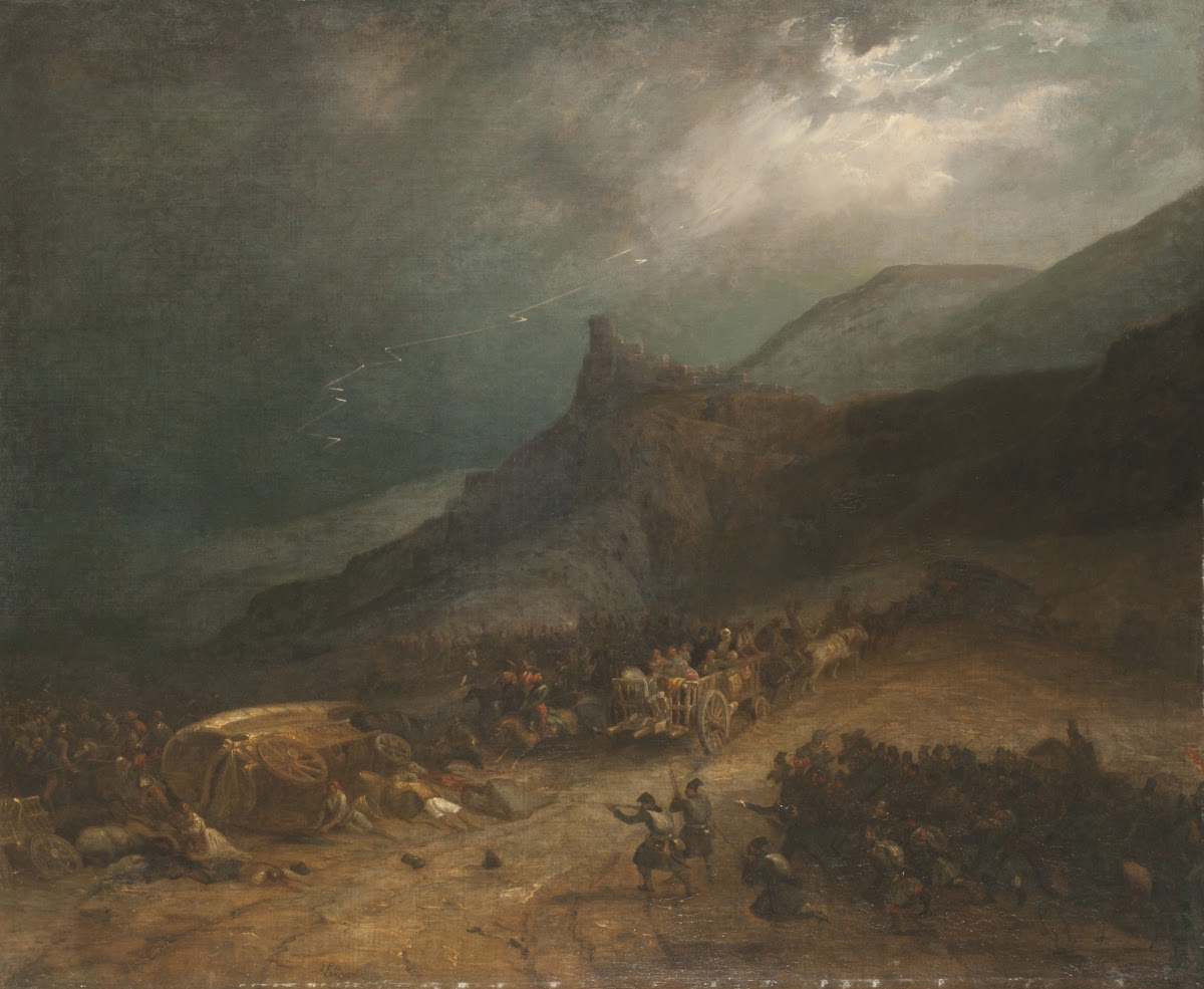 Ataque a un convoy carlista La batalla de Arlabán 1838