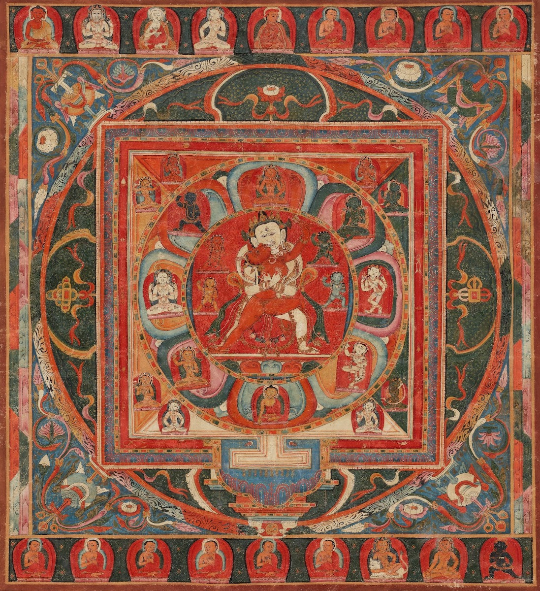 Chakrasamvara And Vajravarahi Mandala 1400 1500