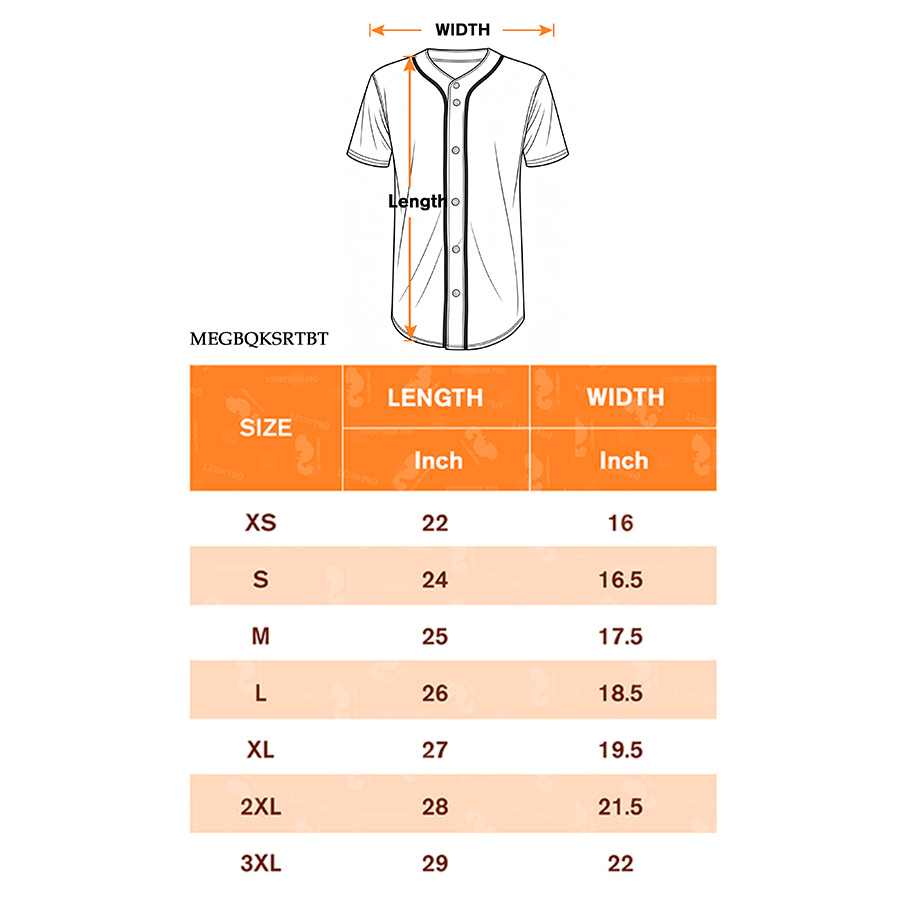 3D Kids Baseball Jersey Real Line -MEG