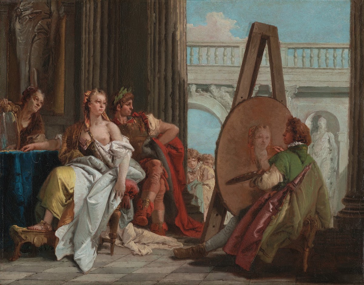 Alexander the Great and Campaspe in the Studio of Apelles about 1740