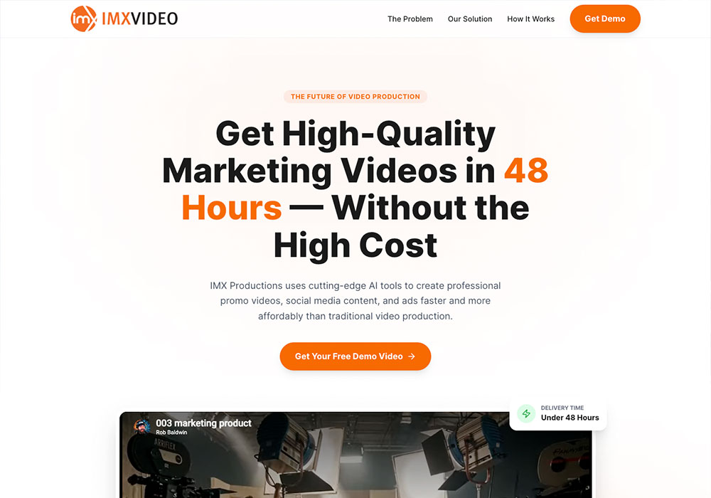 IMX AI Video Productions Main