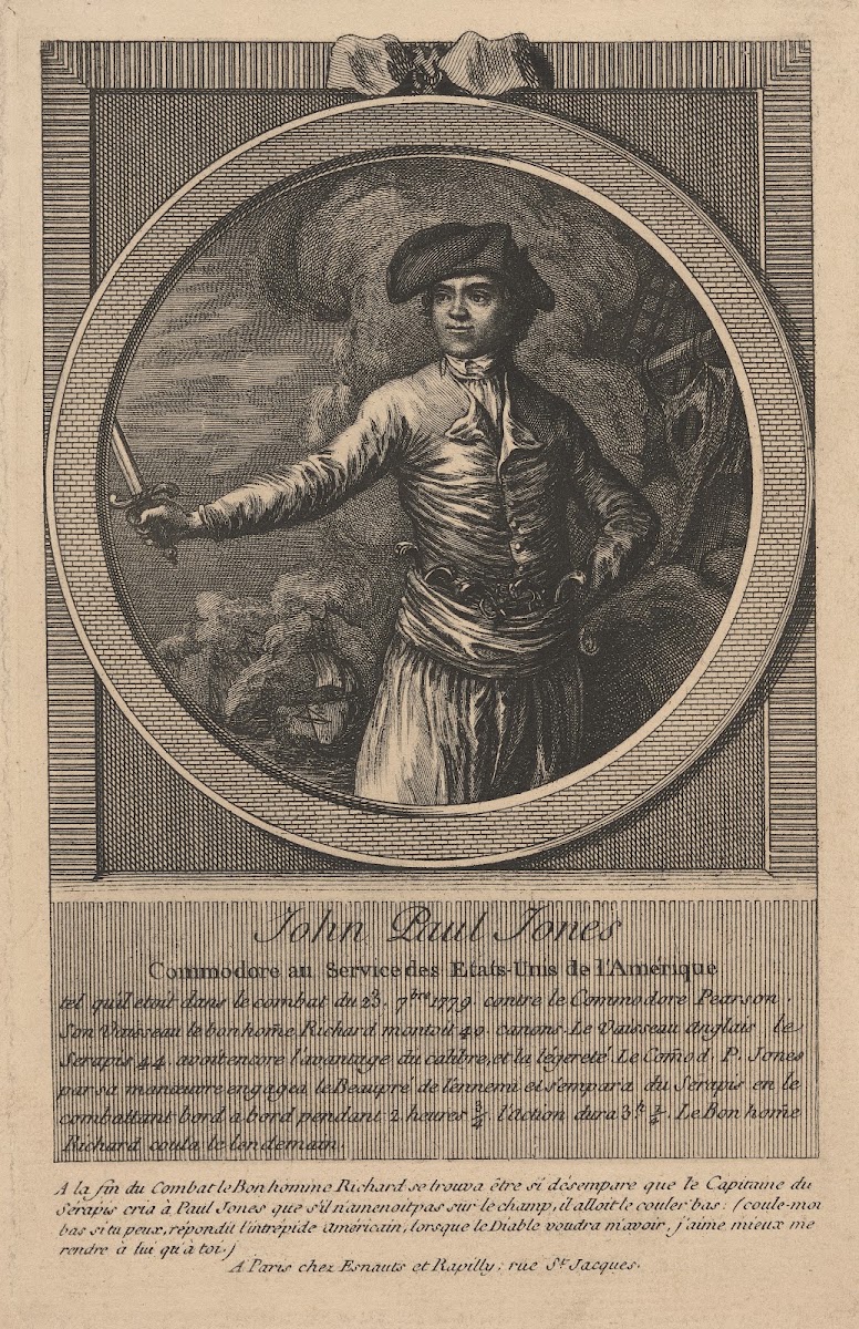 John Paul Jones Commodore in the service of the United States of America 1779