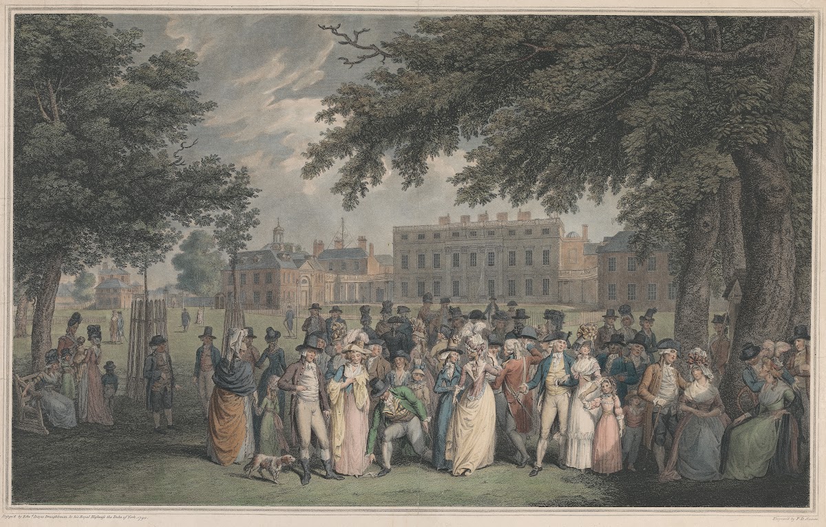 The Promenade in St Jamess Park 1793