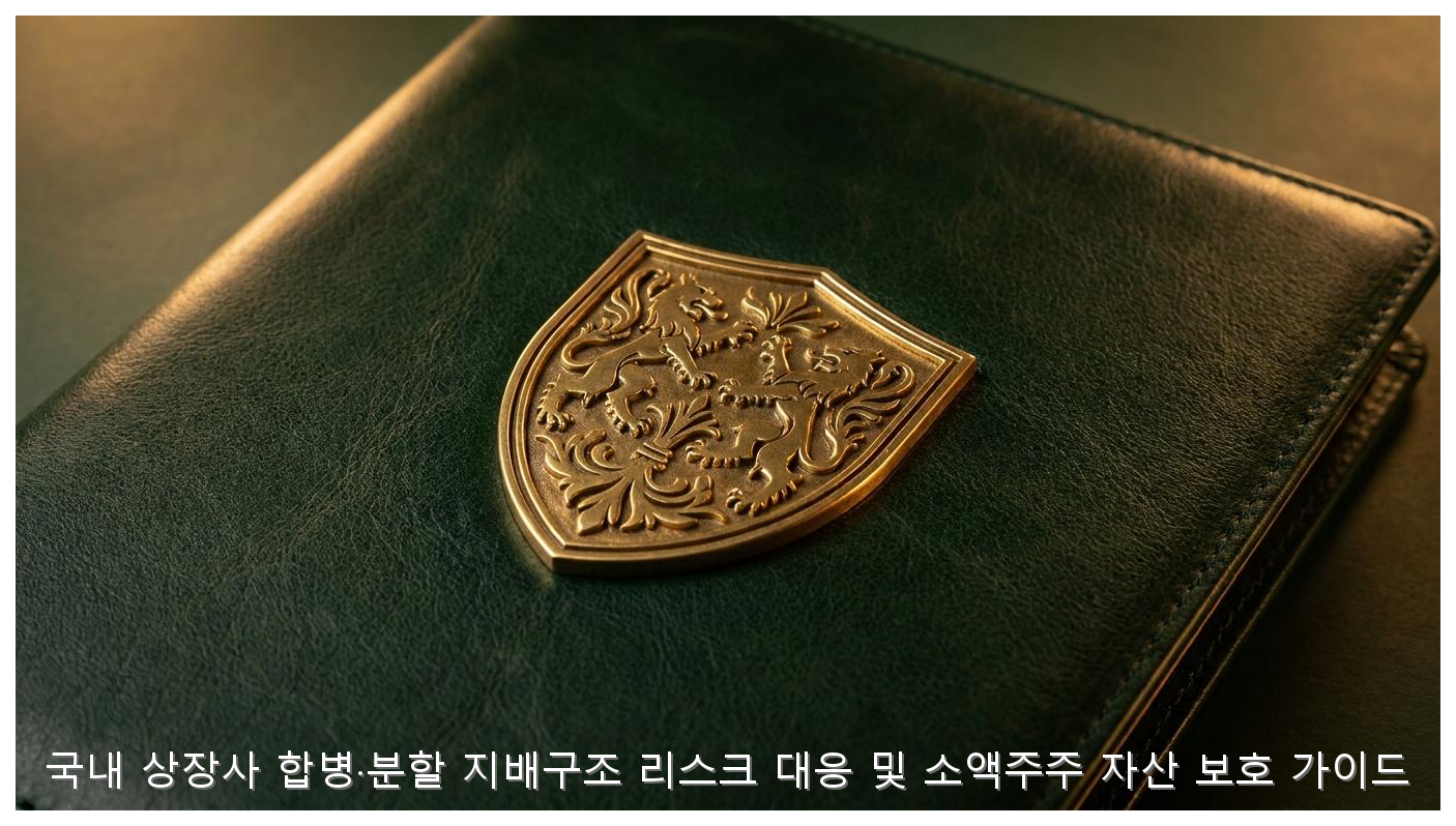 국내 상장사 합병·분할 지배구조 리스크 대응 및 소액주주 자산 보호 가이드 핵심 안내 및 분석 인포그래픽 (6)