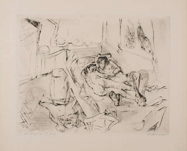 Lovers I plate 4 from the portfolio Faces 1916