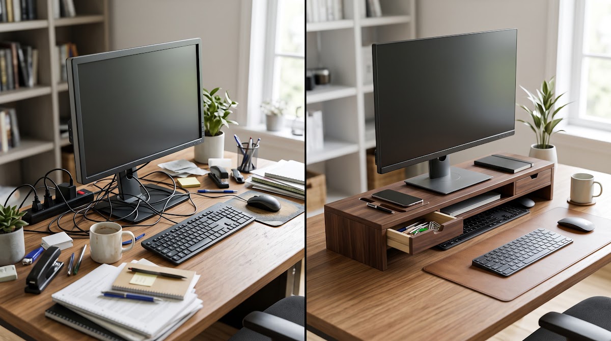 Best Monitor Stands with Storage for Home Offices (2026) - BEFORE-AFTER / FINAL VERDICT