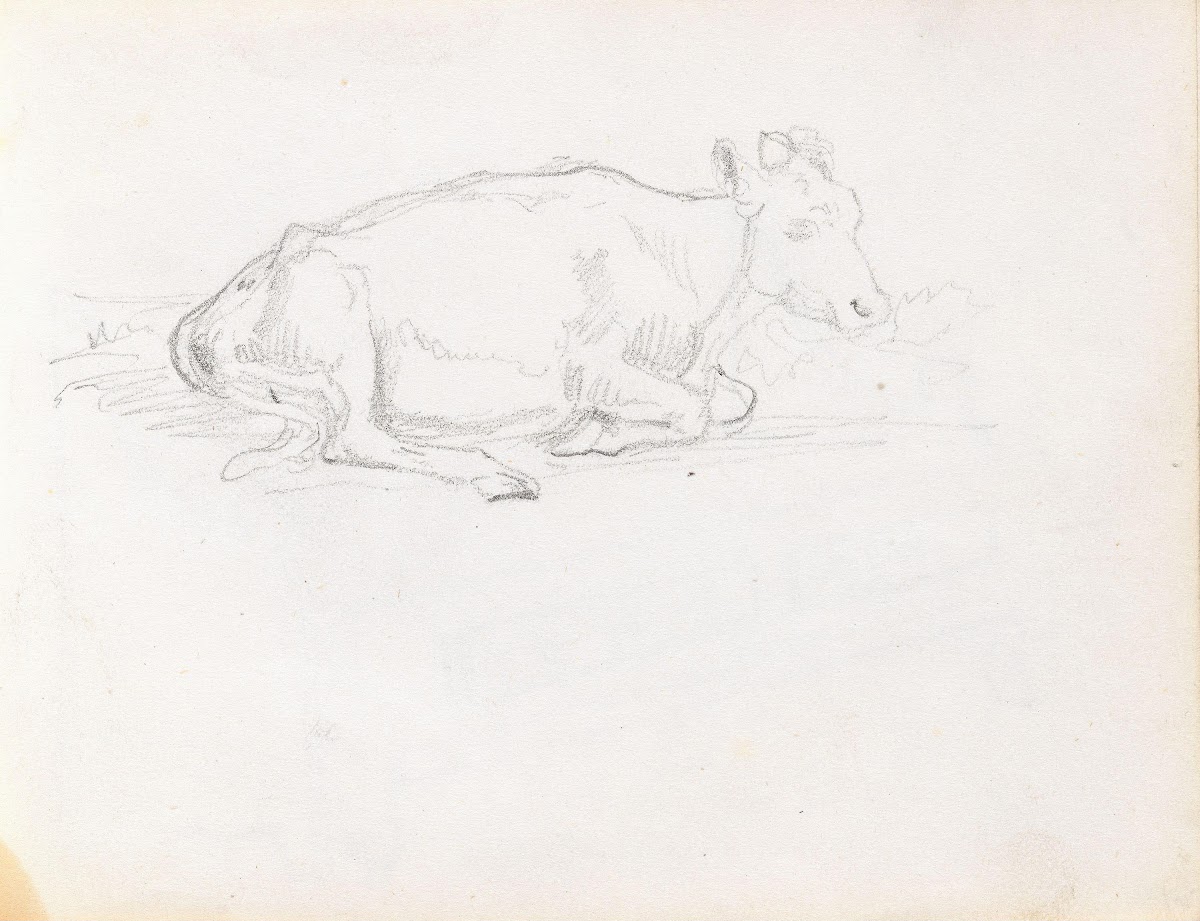 Liggende ku 1848