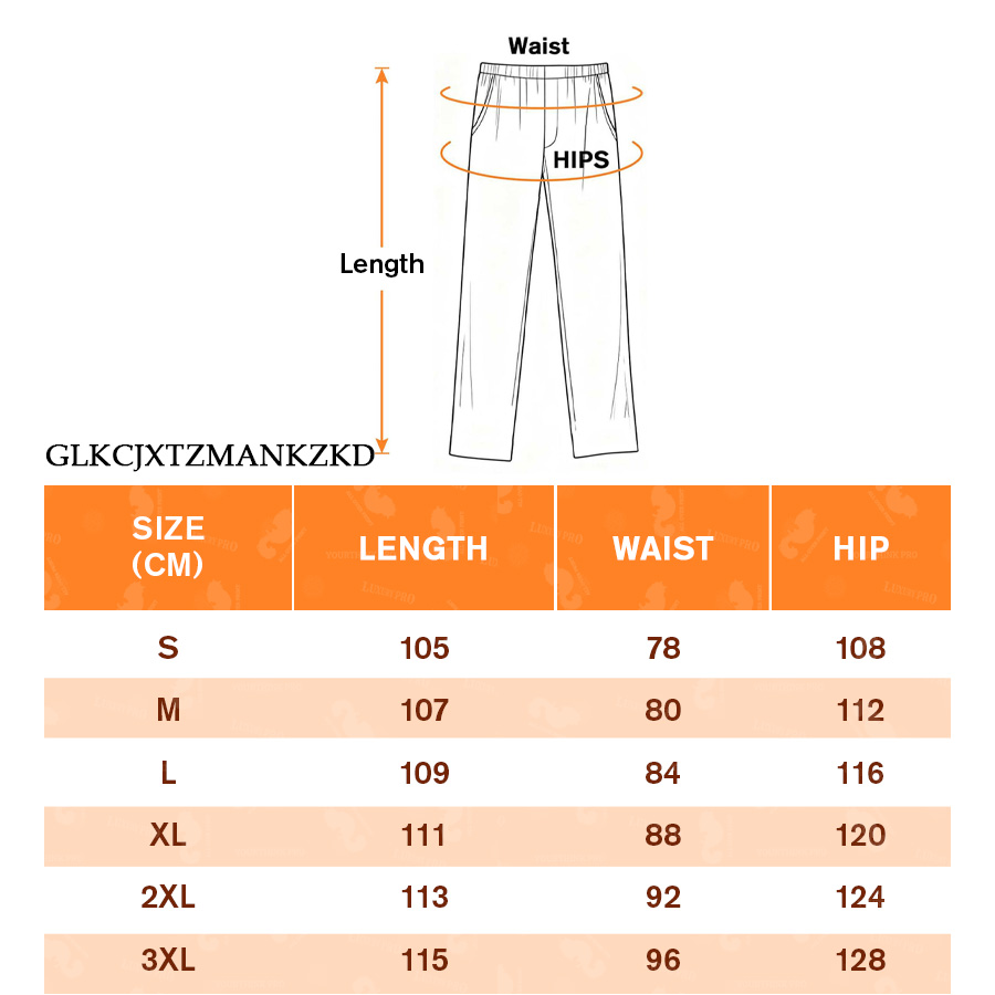 AOP GLK Shoulder Sleeve Set for Men - Pants Pocket