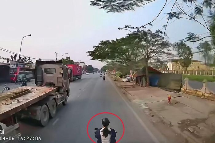 Cô gái thoát chết thần kỳ sau khi bị container kéo lê hàng trăm mét - Báo VTC News