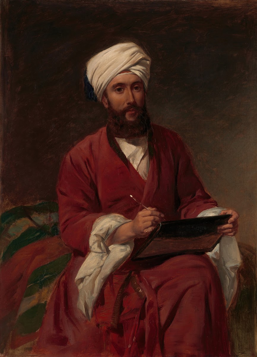 William Edward Dighton 18221853 in Middle Eastern Dress ca 185253