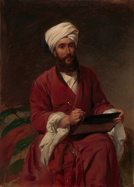 William Edward Dighton 18221853 in Middle Eastern Dress ca 185253