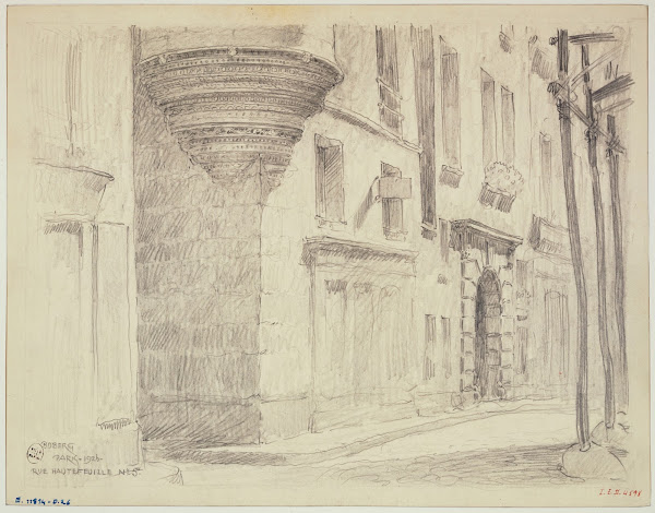 Maison 5 rue Hautefeuille 1926