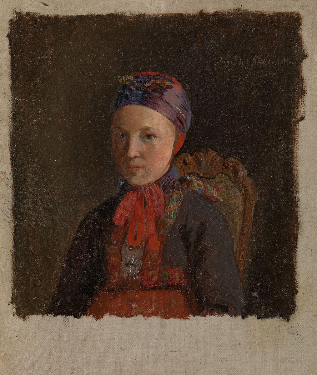 Portrait of Ingeborg Anderdatter Gulsvig 1849