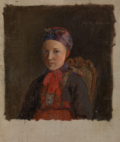 Portrait of Ingeborg Anderdatter Gulsvig 1849