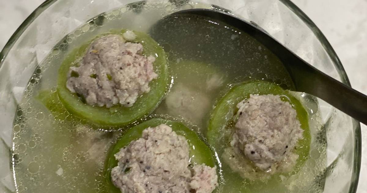 Canh bí xanh nhồi thịt