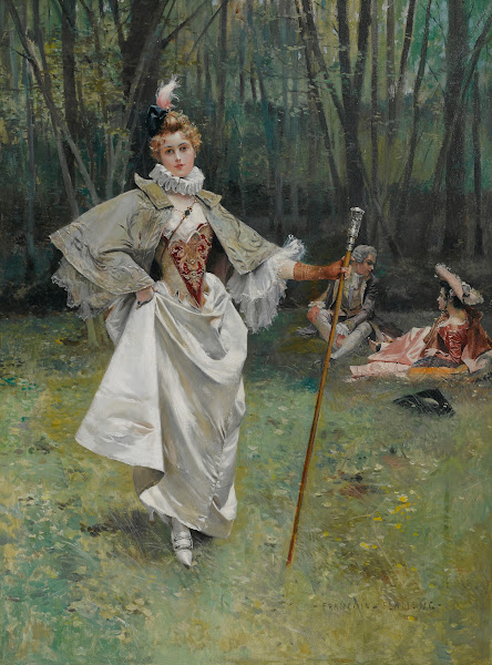 An elegant beauty in the park