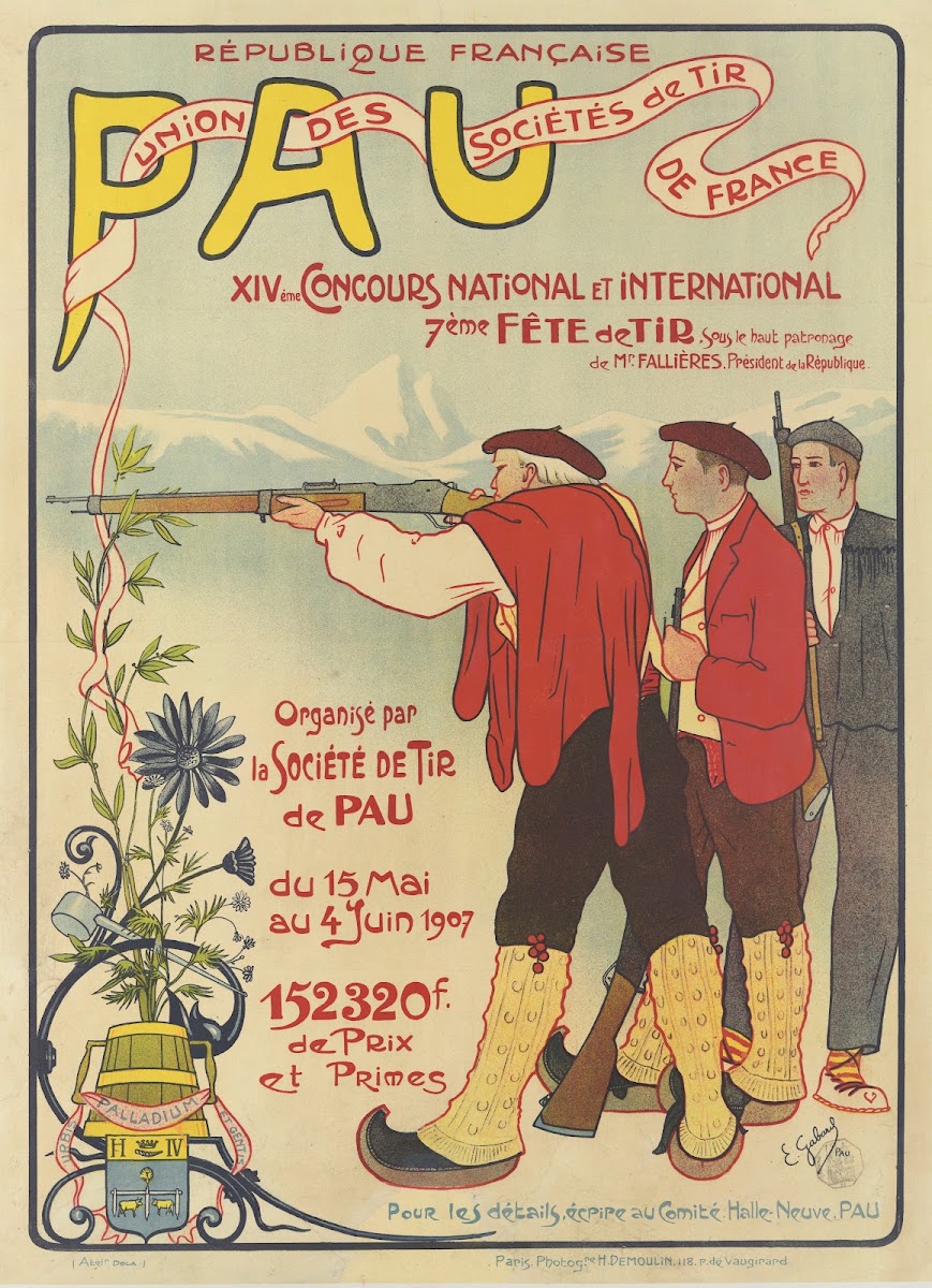 Pau  XIVèMe Concours National Et International 7èMe FêTe De Tir Du 15 Mai Au 4 J