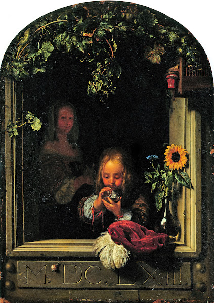 Boy Blowing Bubbles 1663