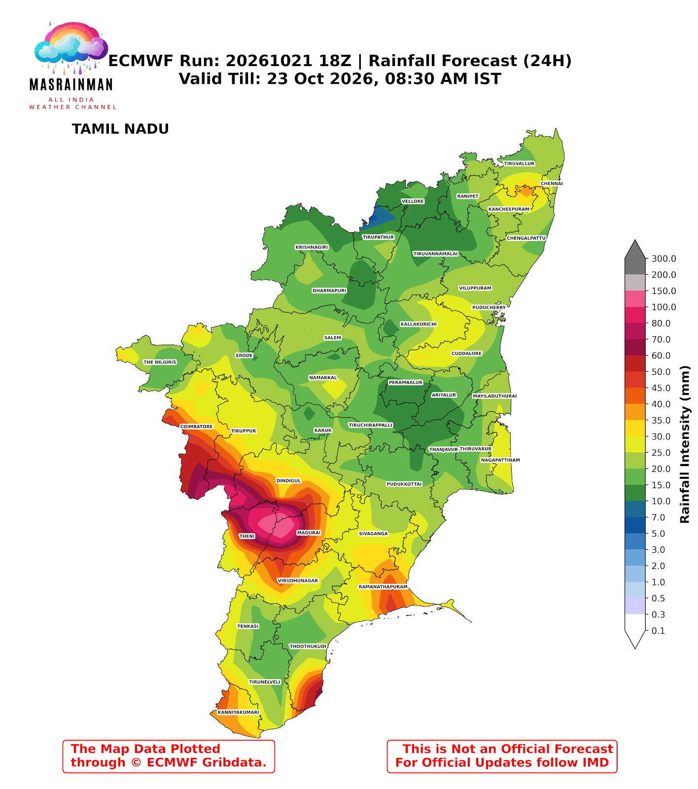 Tamil Nadu - MasRainMan Weather