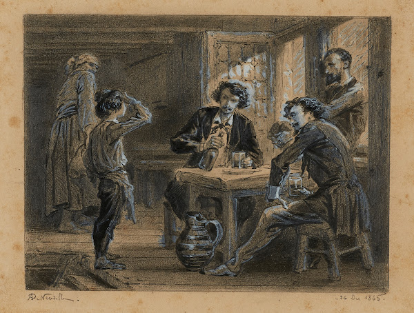 16 Gavroche et les amis de lABC chez la mère Hucheloup Gaités préalables 1865