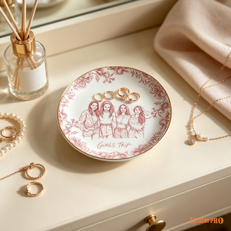 All-over Printed Jewelry Tray