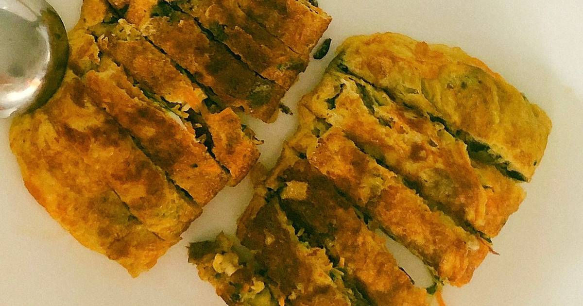 Trứng cuộn phô mai và nấm(ăn chay)