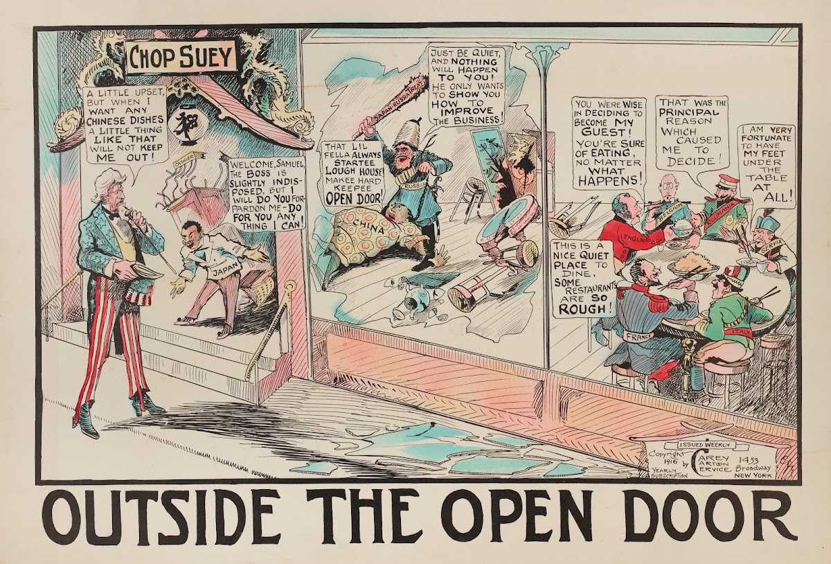 Outside the Open Door 1916