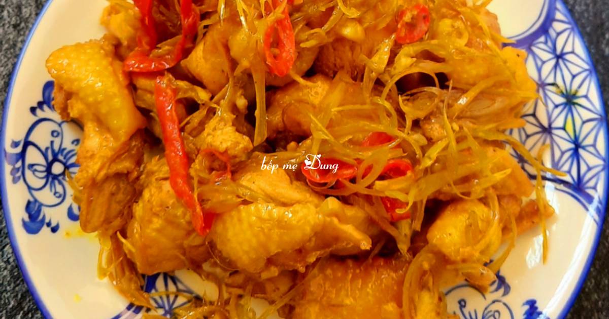 Gà xào sả ớt