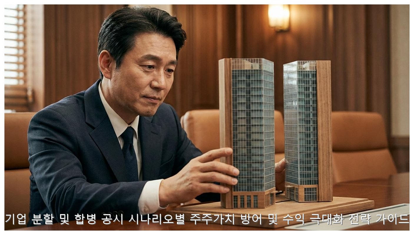기업 분할 합병 대응 전략 가이드 핵심 안내 및 분석 인포그래픽 (2)