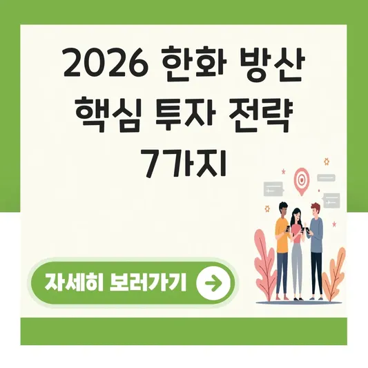 한화 방산 관련주 핵심 기업 투자 전략