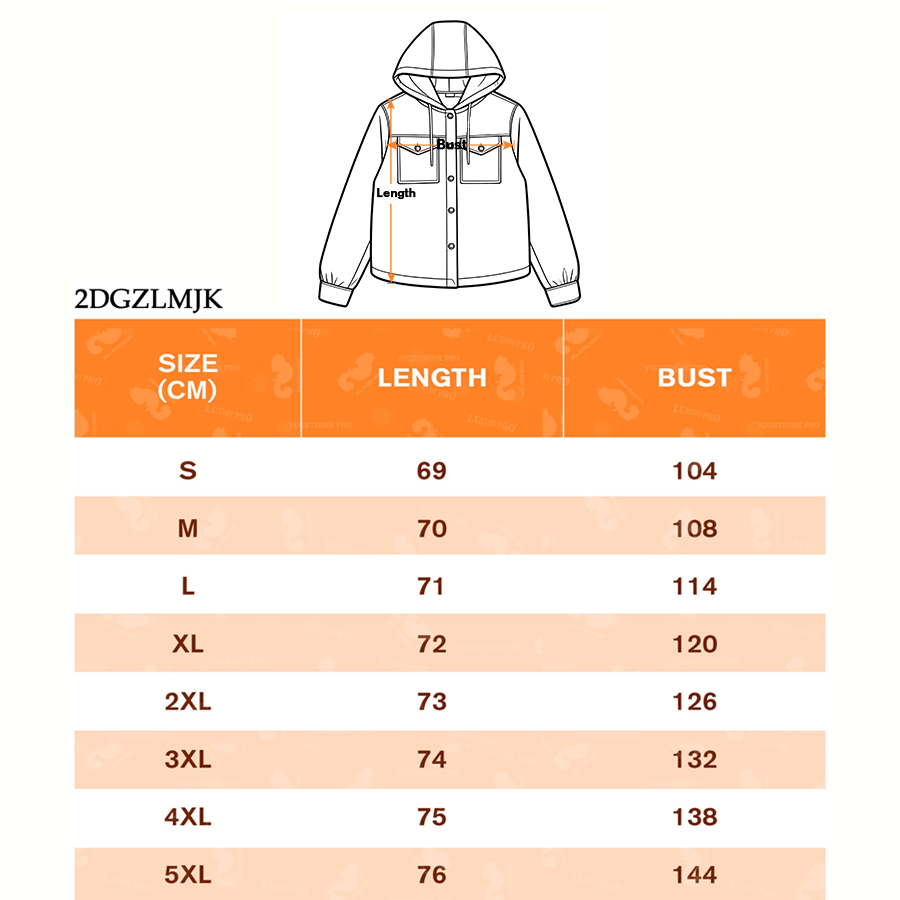 2D grid hooded jacket
