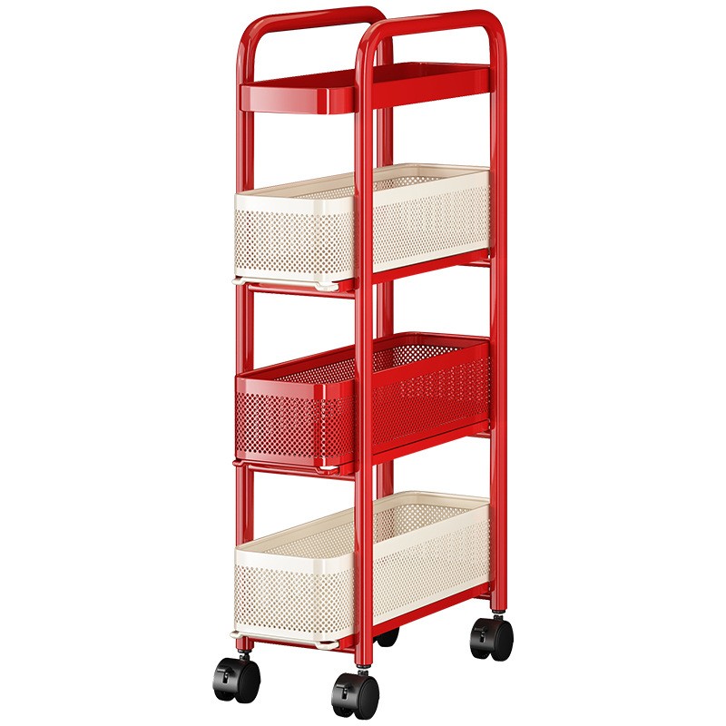 Slim shelf for niches and gaps made of iron